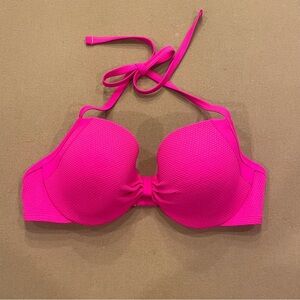 aerie Blakely Hot Pink Bikini Top Size 34D